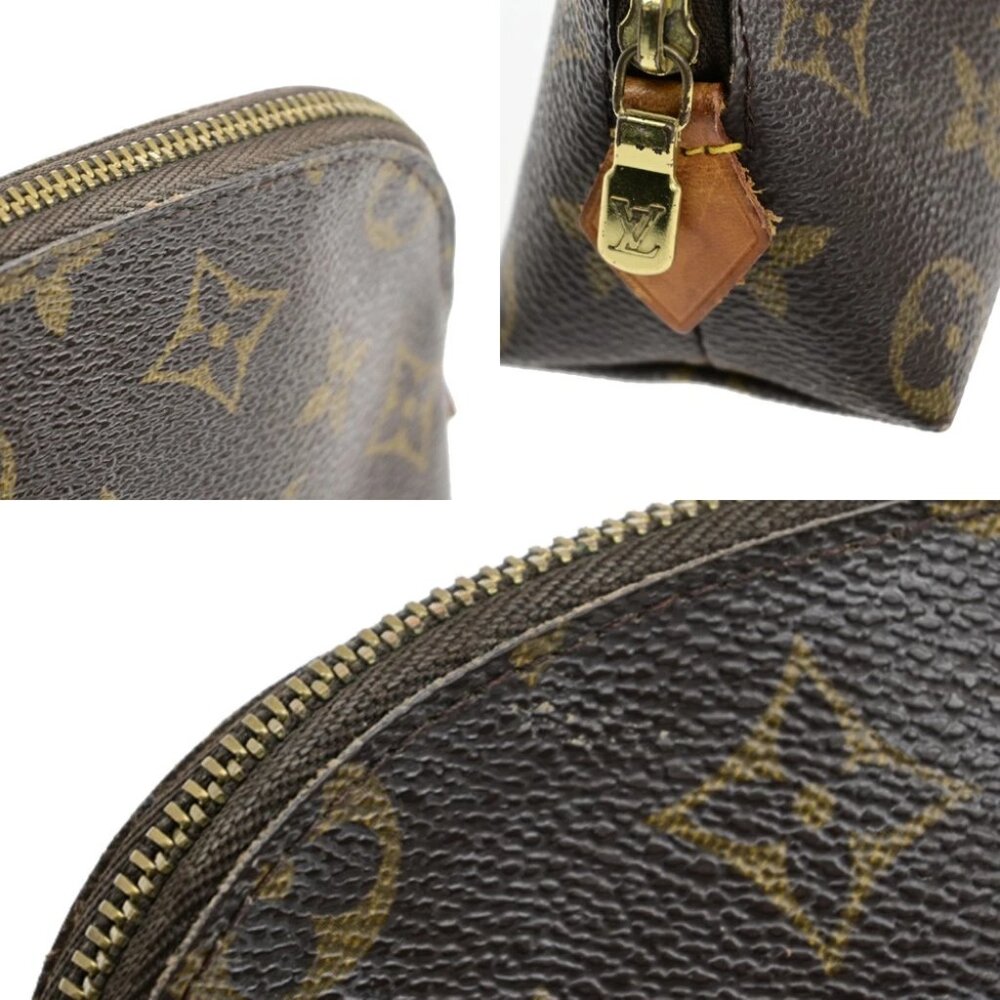 LOUIS VUITTON Pochette Cosmetic Pouch Bag Monogram Leather BN M47515 60YH030 - Picture 14 of 14